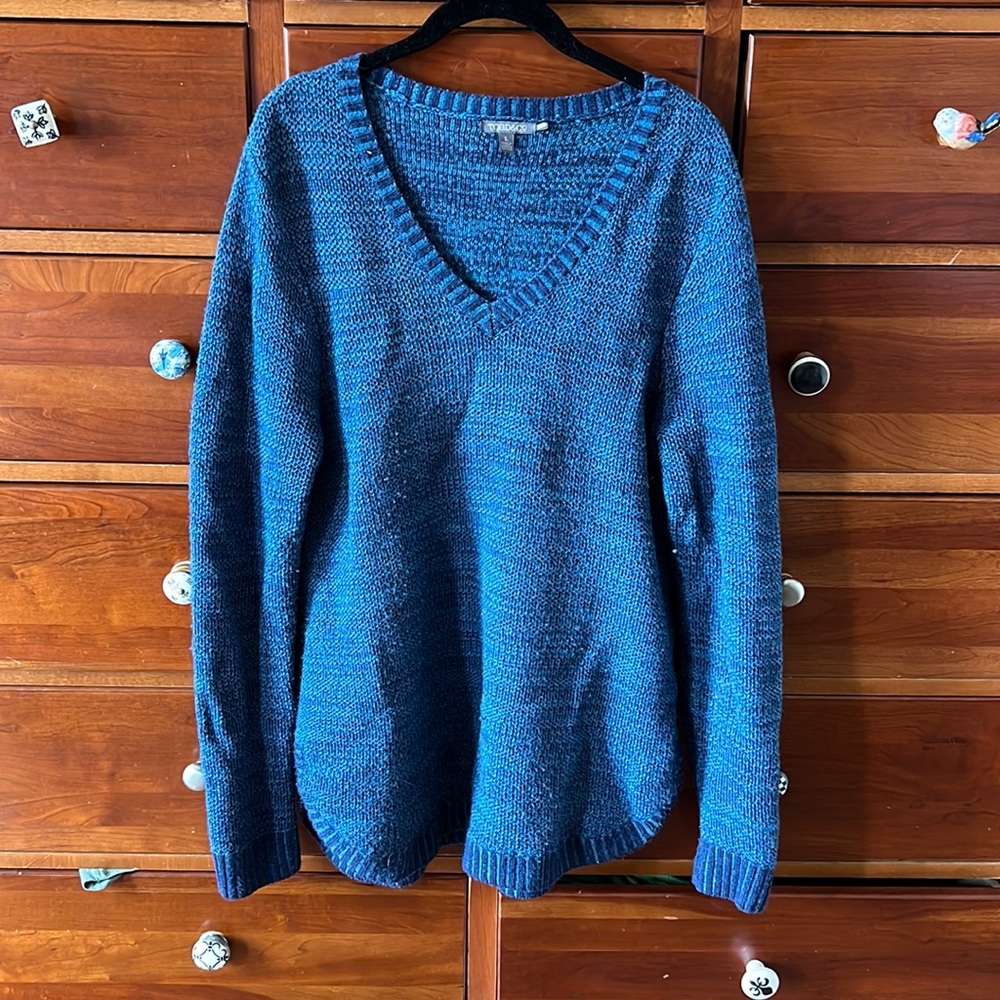 Long Blue Sweater